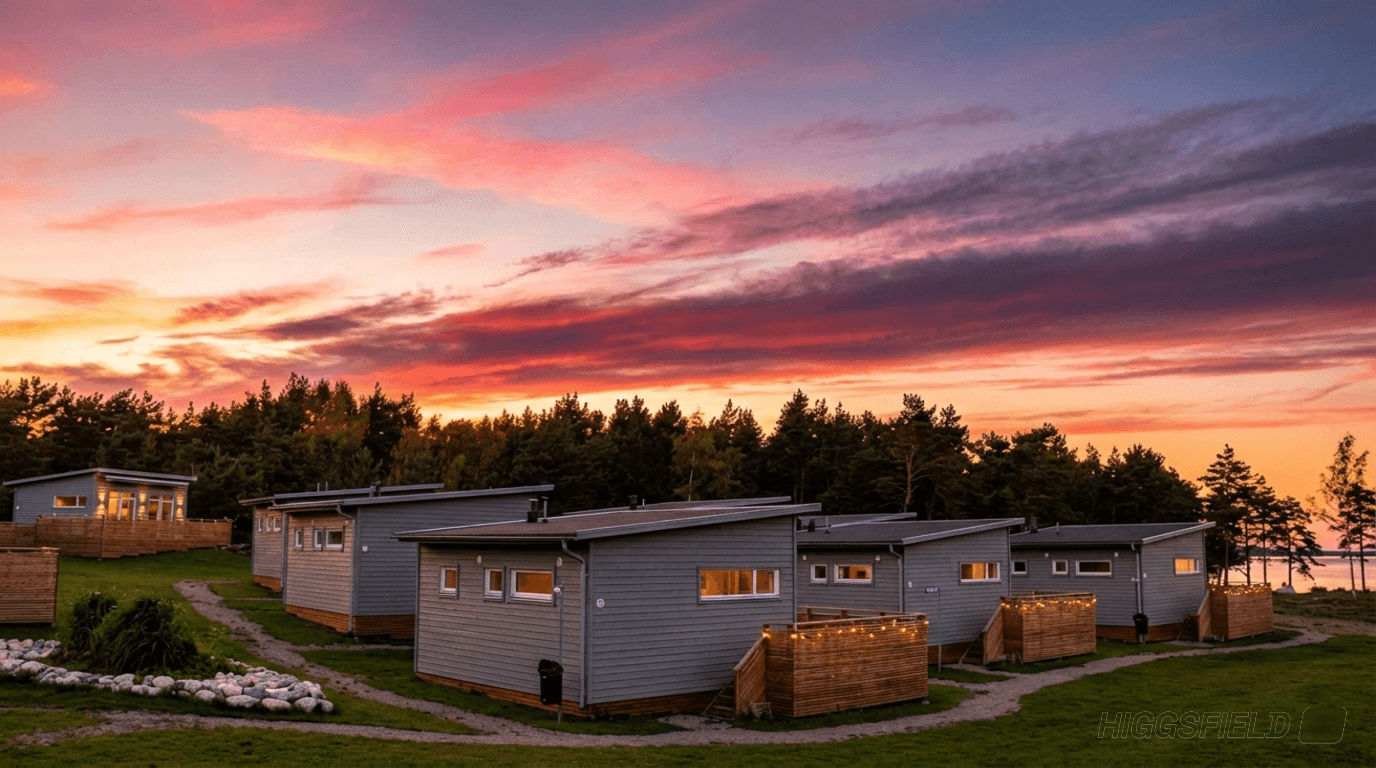 Kosteröarna vid solnedgång